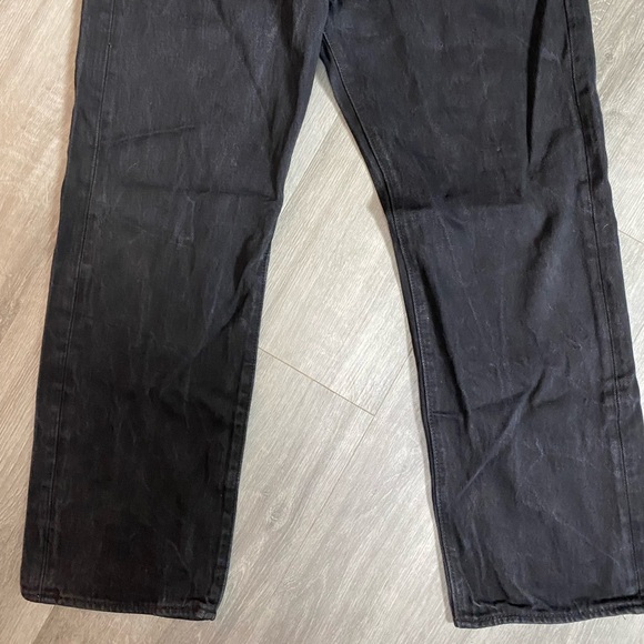 Levi Strauss & Co 501 Black Straight Leg Jeans - Picture 3 of 6